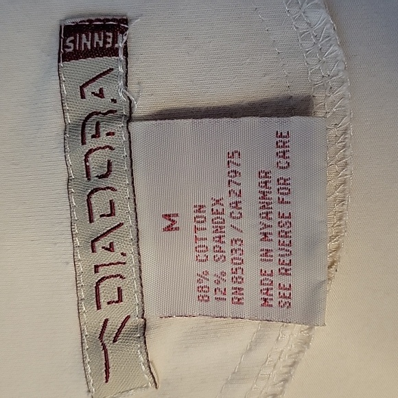 DIADORA Active Zip-Up Jacket, M, Beige/ Cream, VGUC - Picture 9 of 10